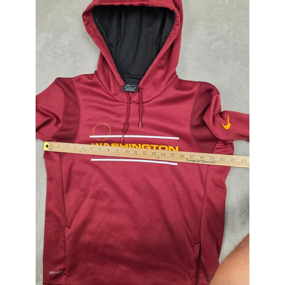 Nike Hoodie Mens M Burgundy Washington Football Team On-Field Dri-Fit Sweatshirt